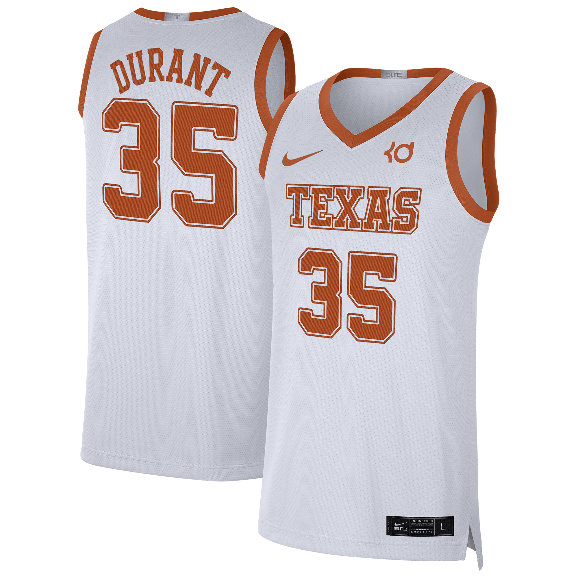 NCAA Texas Longhorns College Basketball Jersey - Kevin Durant - Men's