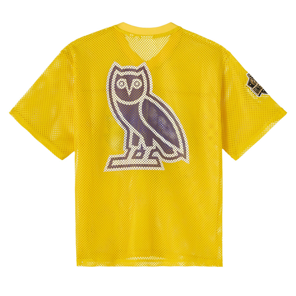 Los Angeles Lakers X OVO Mesh Football Jersey - Men's