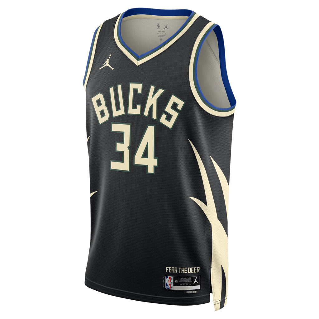 Milwaukee Bucks Giannis Antetokounmpo Nike Jordan Dri-FIT NBA Swingman Jersey - Men's