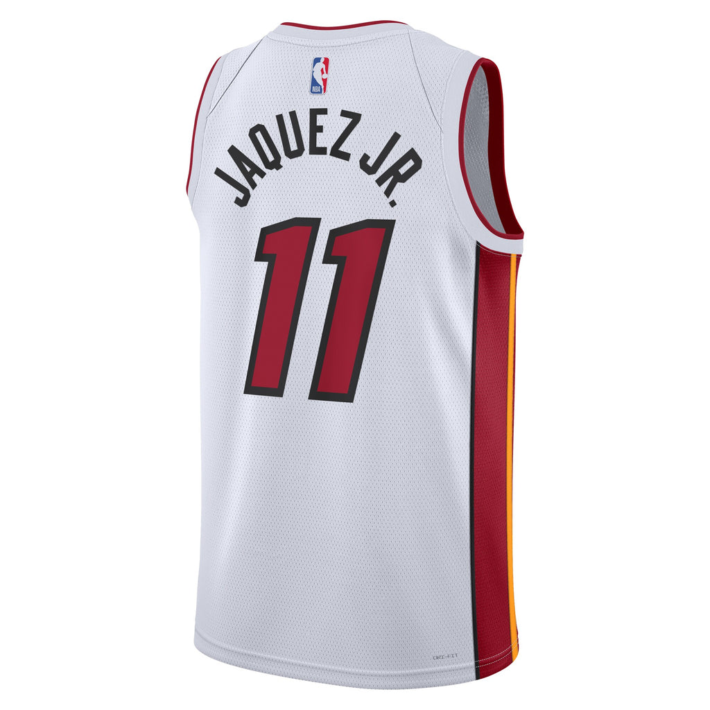 Miami Heat Nike Association Edition Swingman Jersey - White - Jaime Jaquez Jr. - Unisex