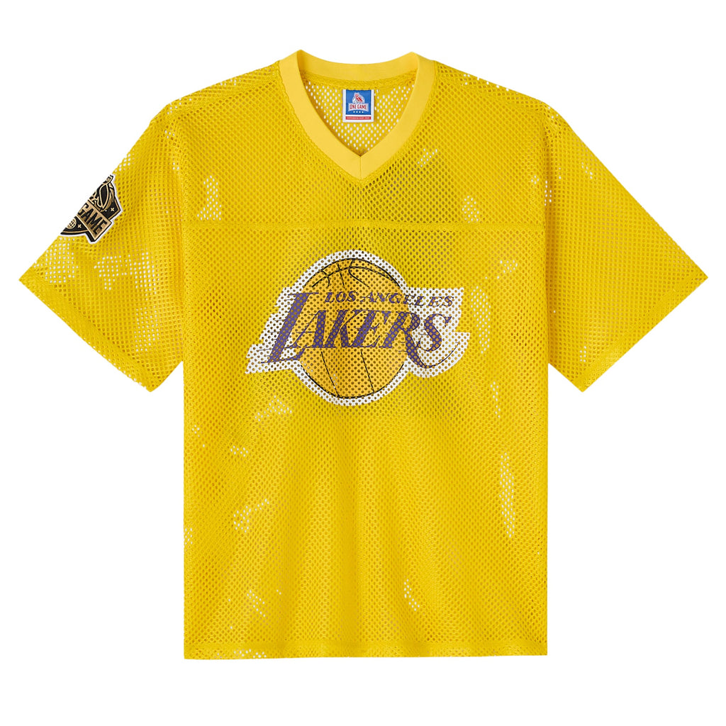Los Angeles Lakers X OVO Mesh Football Jersey - Men's