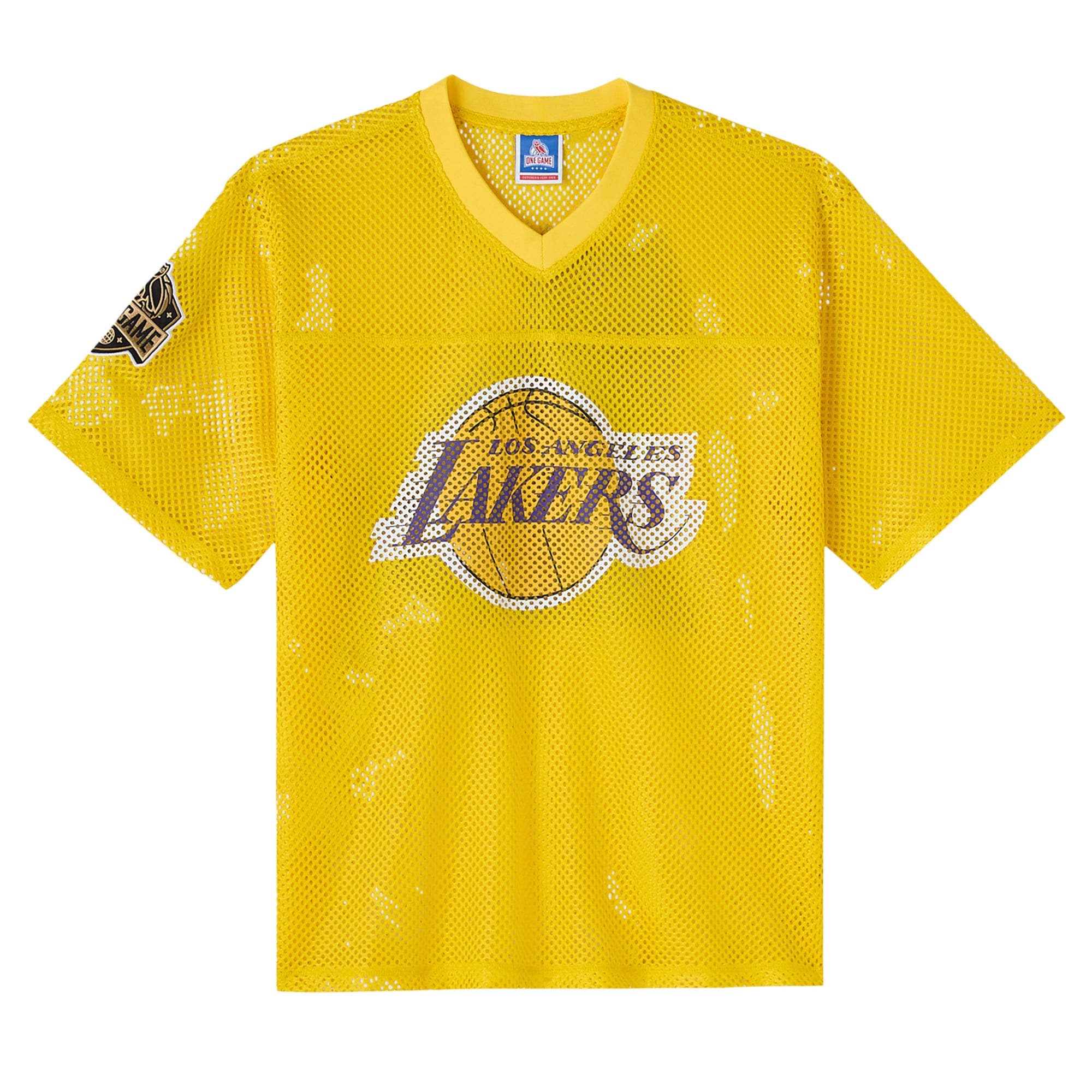 Los Angeles Lakers X OVO Mesh Football Jersey - Men's