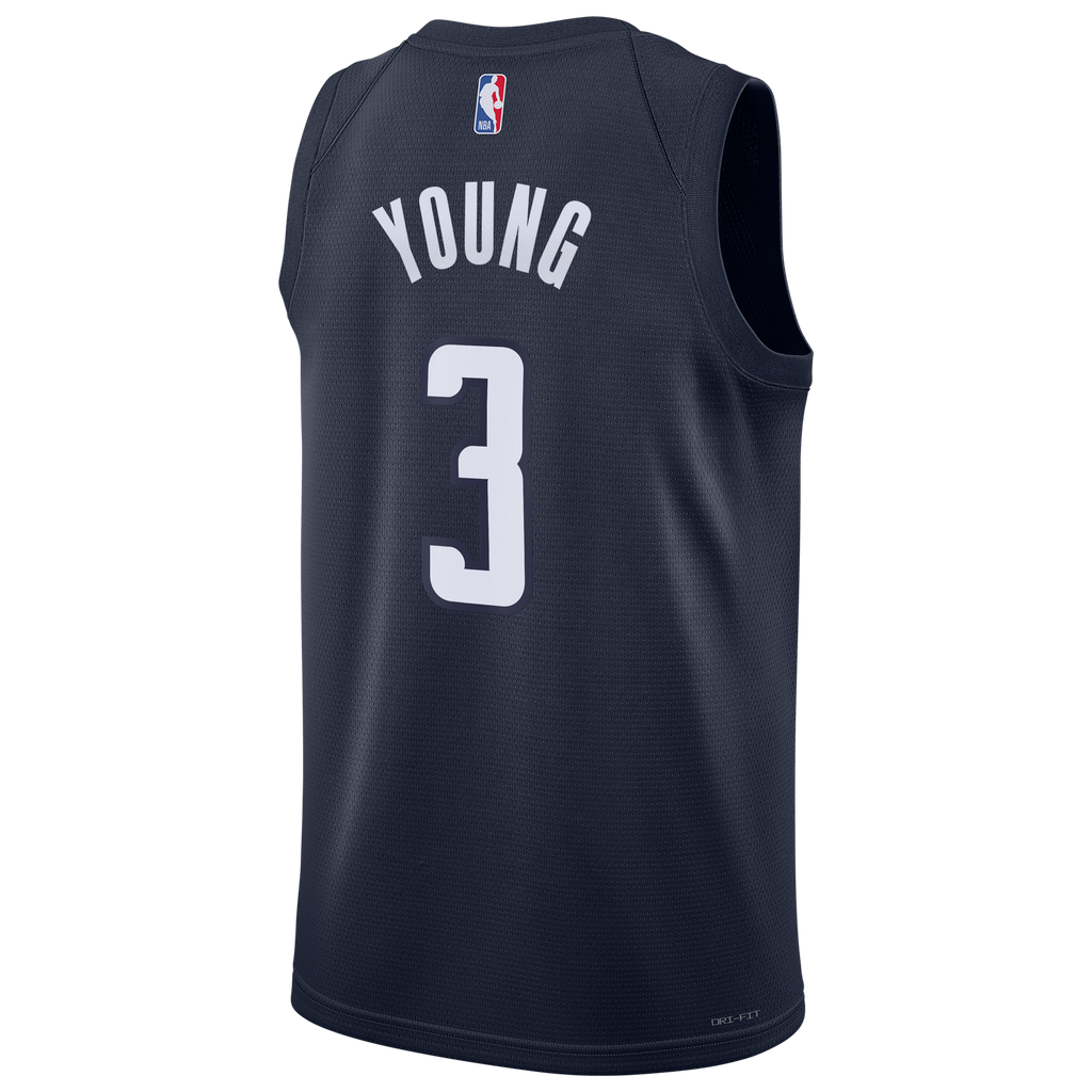 Washington Wizards Jordan Brand Statement Edition Swingman Jersey - Navy - Trae Young - Men's