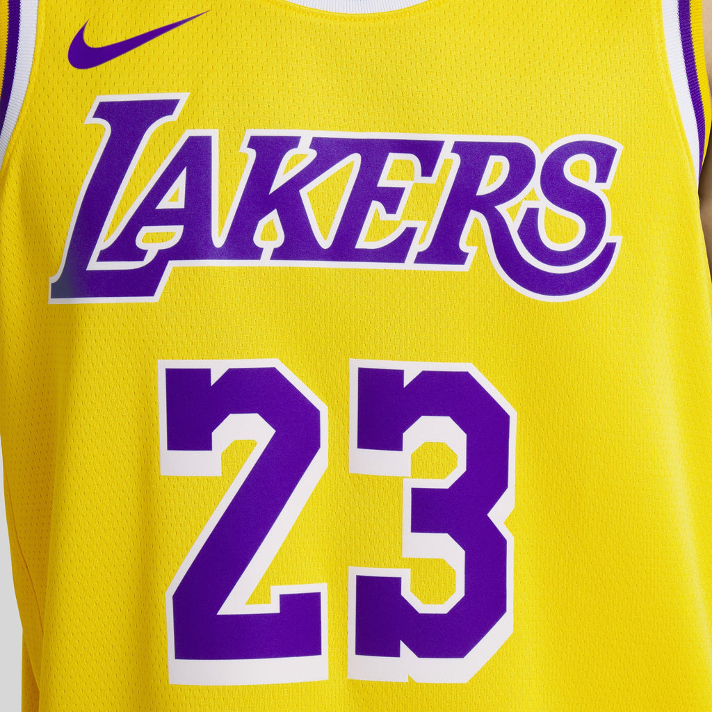 Los Angeles Lakers Nike Icon Swingman Jersey - LeBron James - Unisex