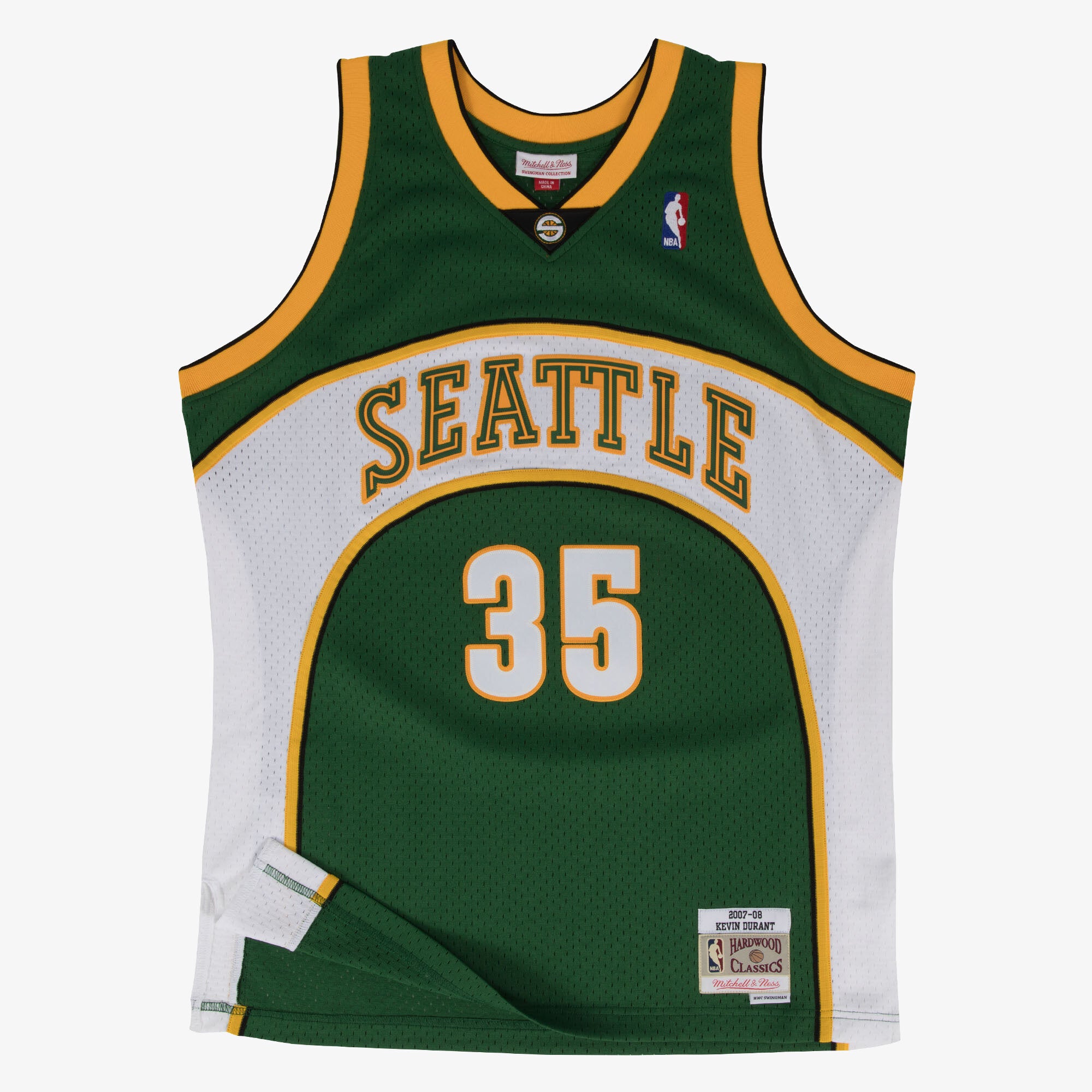 Seattle SuperSonics Mitchell & Ness Swingman Jersey Road Kevin Durant 2007-08