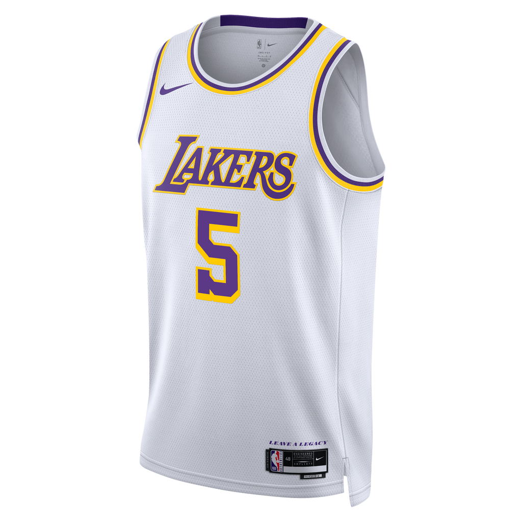 Los Angeles Lakers Nike Association Edition Swingman Jersey - White - Quentin Grimes - Unisex