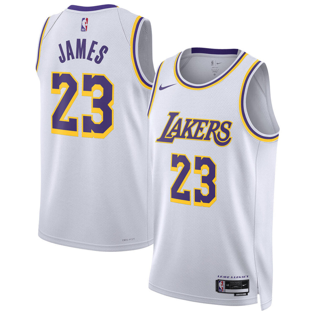 Los Angeles Lakers Nike Association Swingman Jersey - LeBron James - Unisex