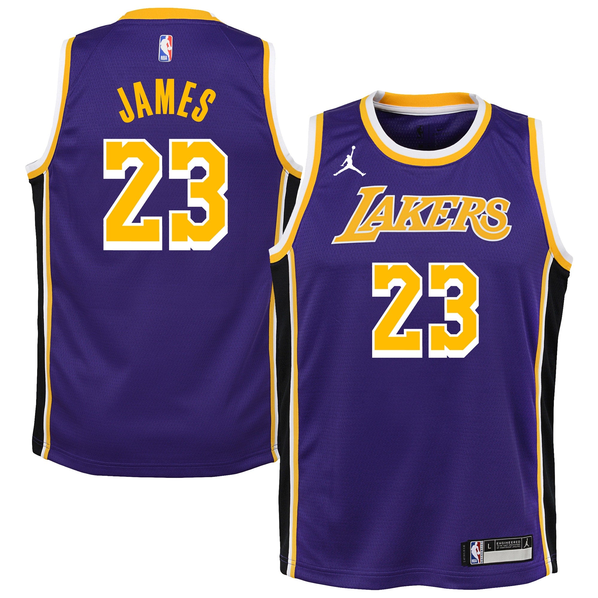 Los Angeles Lakers NBA Statement Swingman Jersey - LeBron James - Youth