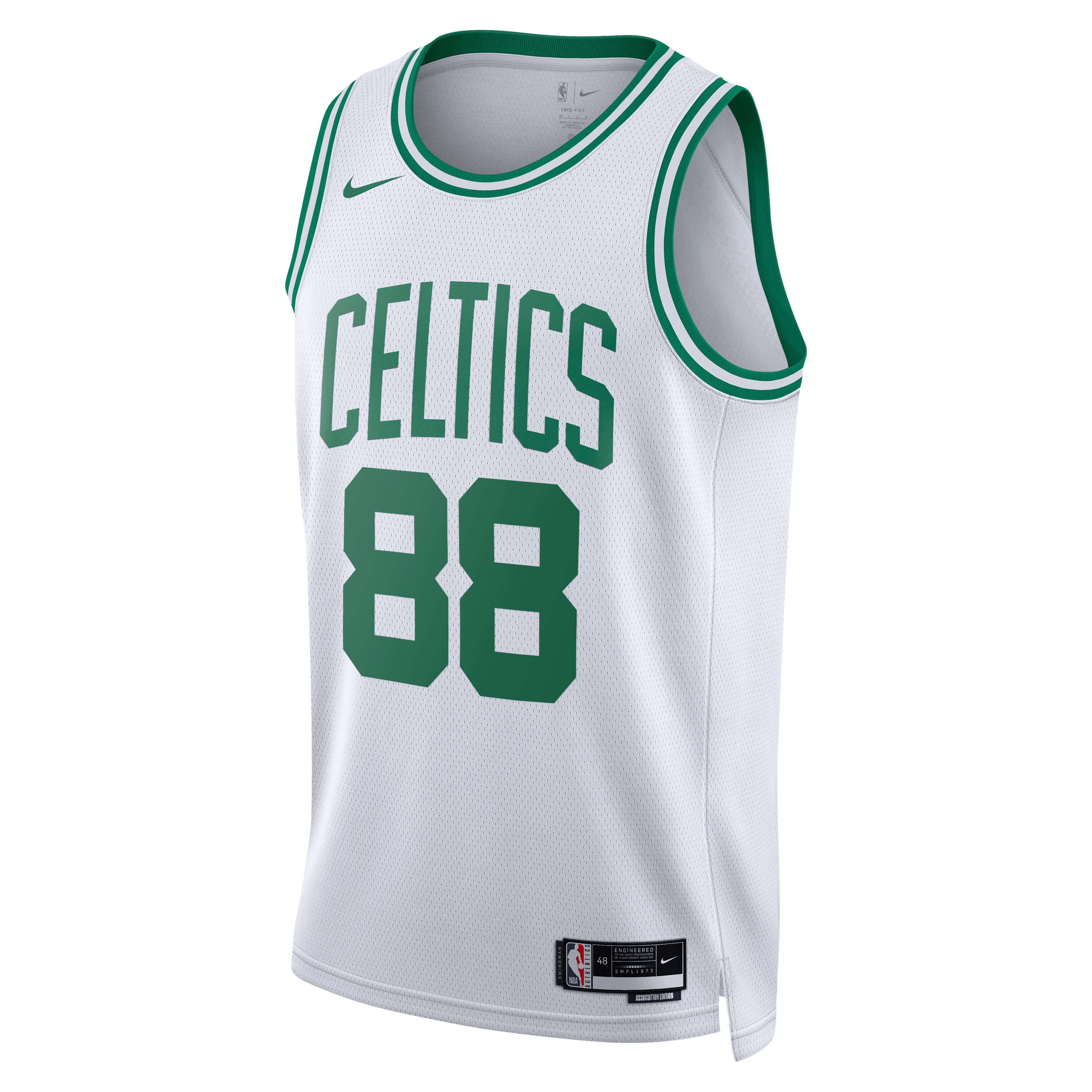 Boston Celtics Nike Association Edition Swingman Jersey - White - Neemias Queta - Unisex