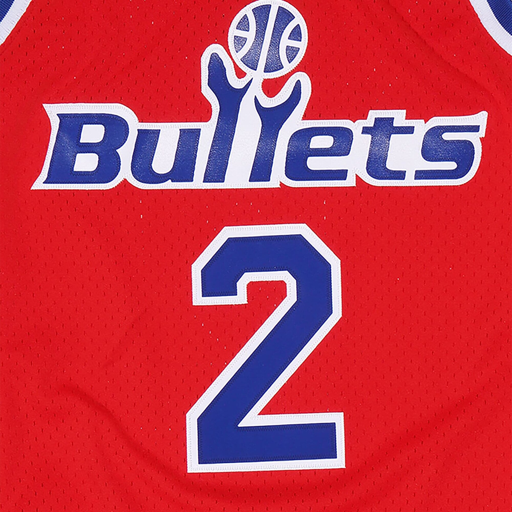 Washington Bullets Mitchell & Ness Chris Webber 1994 Hardwood Classics Road Swingman Jersey - Scarlett - Men's