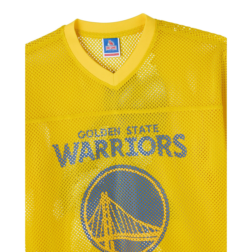 Golden State Warriors X OVO Mesh Football Jersey - Men's