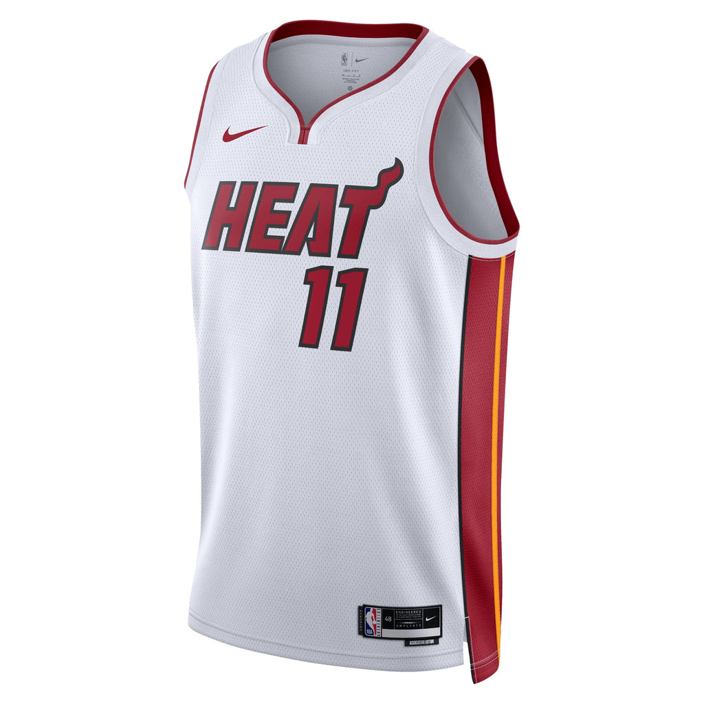 Miami Heat Nike Association Edition Swingman Jersey - White - Jaime Jaquez Jr. - Unisex