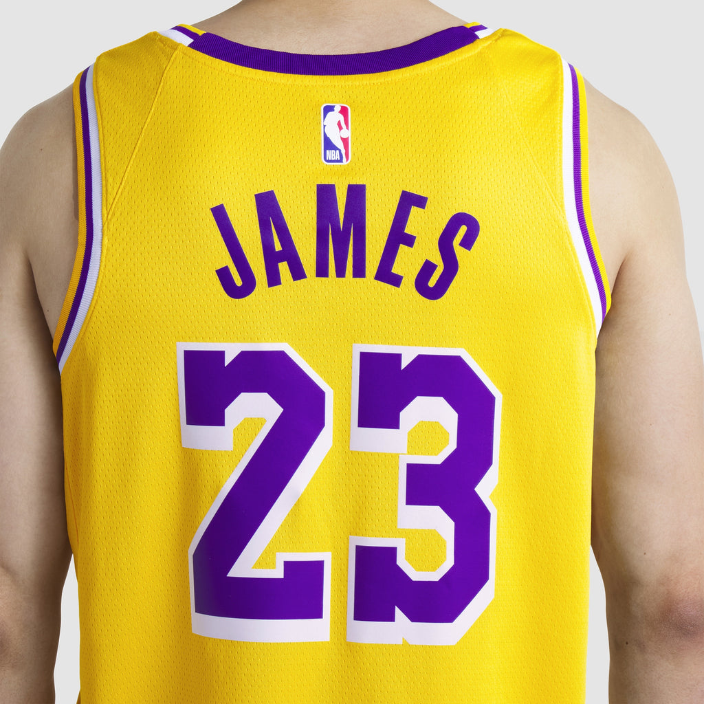 Los Angeles Lakers Nike Icon Swingman Jersey - LeBron James - Unisex