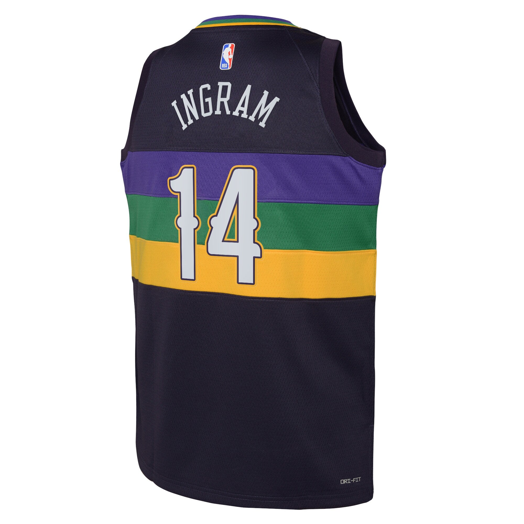 New Orleans Pelicans Nike City Edition Swingman Jersey 22 - Purple - Brandon Ingram - Youth