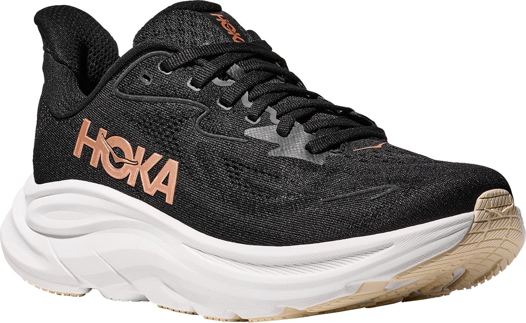 Hoka Clifton 10 Women's Running Shoes - Black | Running & Training