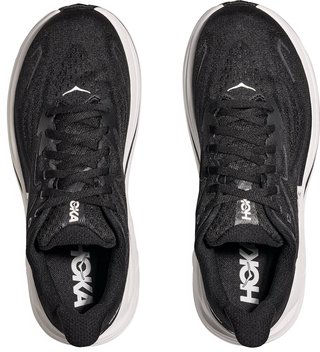 Hoka Clifton 10 WIDE FIT Men's Running Shoes - Black | Running & Training