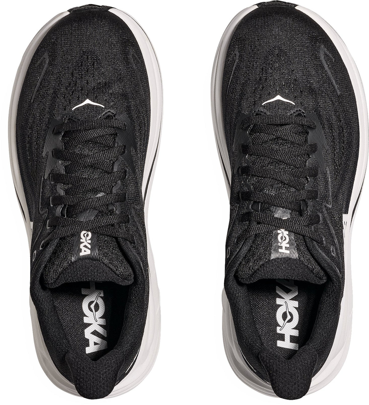 Hoka Clifton 10 WIDE FIT Women's Running Shoes - Black | Running & Training