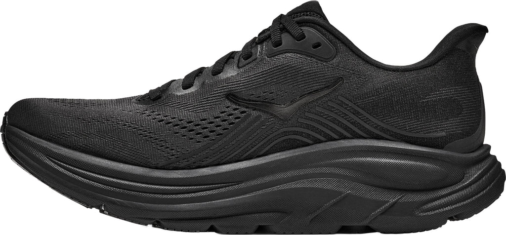 Hoka Clifton 11 WIDE FIT Men's Running Shoes - Black | Running & Training