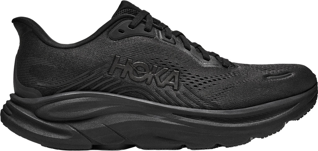 Hoka Clifton 11 WIDE FIT Men's Running Shoes - Black | Running & Training
