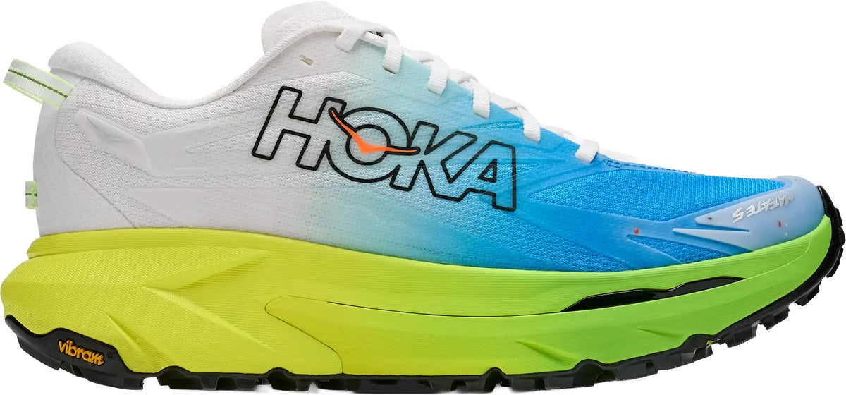 Hoka Mafate 5 Men's Trail Running Shoes - White | Trail Running