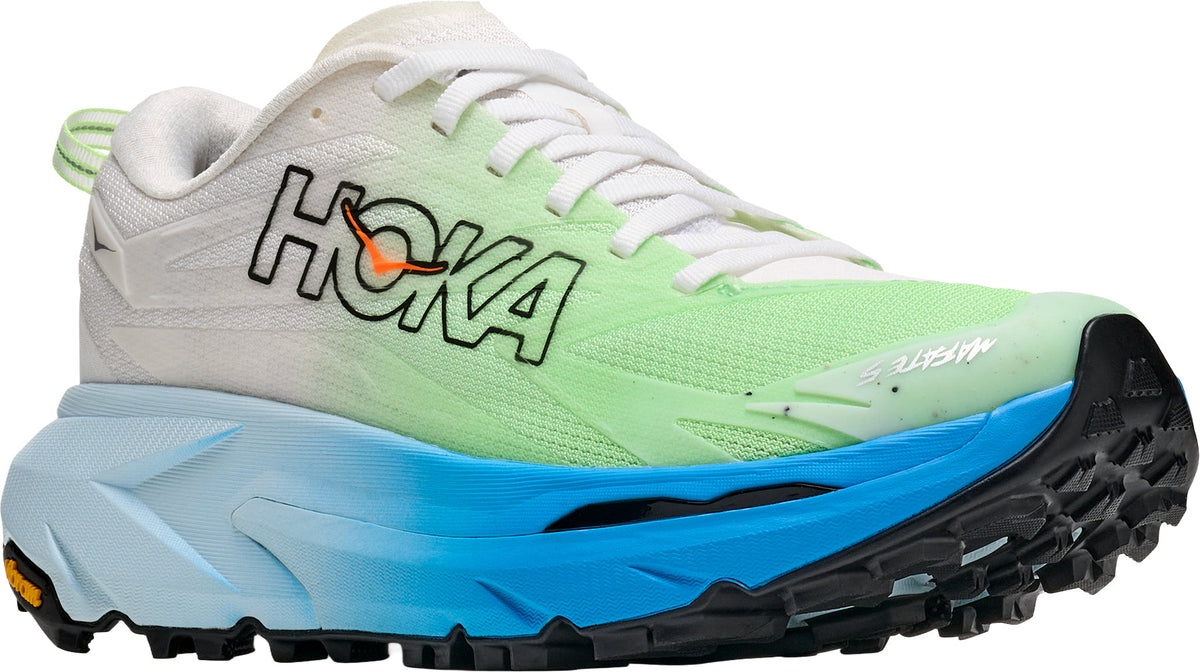 Hoka Mafate 5 Women's Trail Running Shoes - White | Trail Running