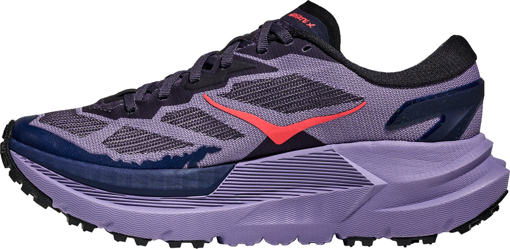 Hoka Mafate X Women's Trail Running Shoes - Purple | Trail Running