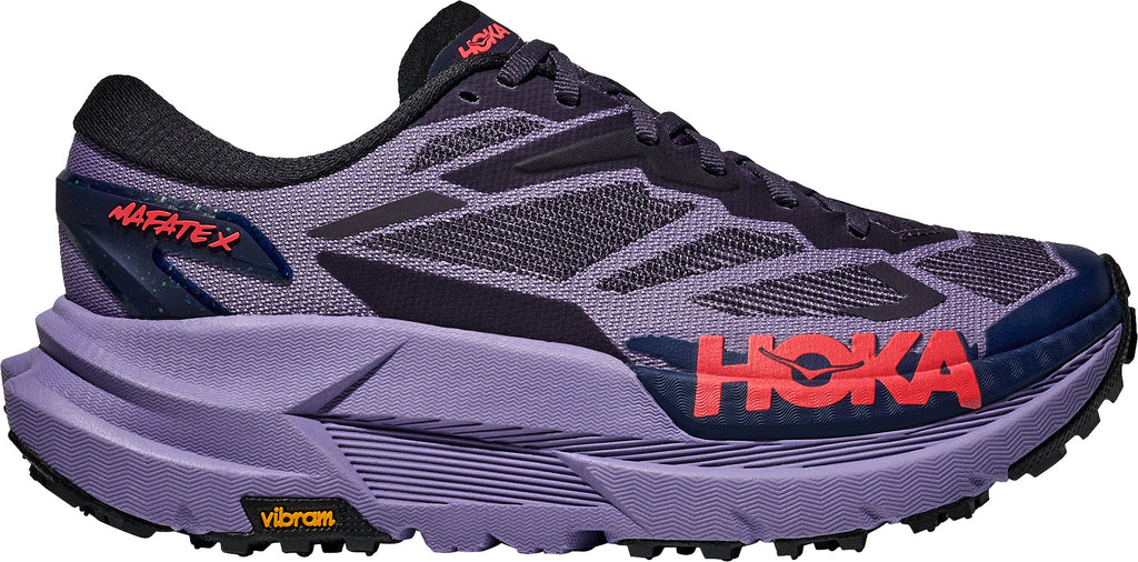 Hoka Mafate X Women's Trail Running Shoes - Purple | Trail Running