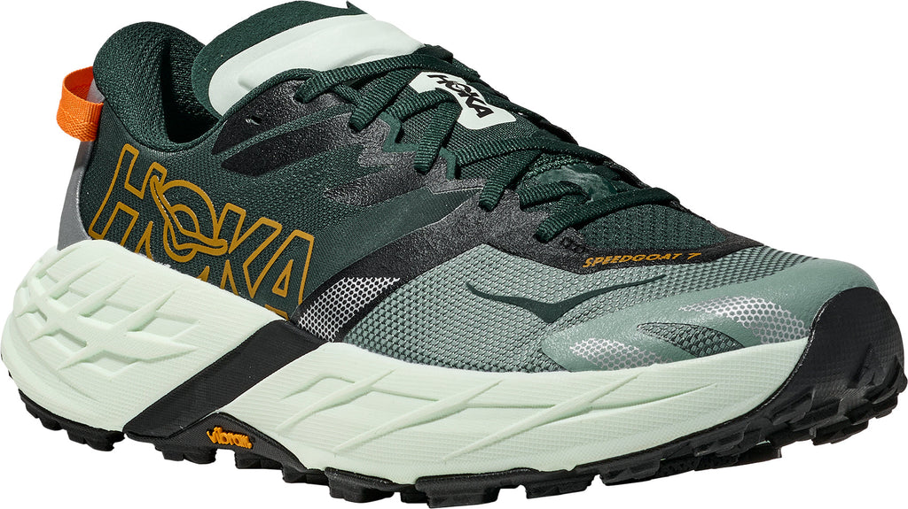 Hoka Speedgoat 7 Men's Trail Running Shoes - Green | Trail Running