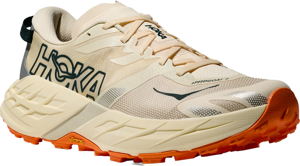 Hoka Speedgoat 7 Men's Trail Running Shoes - Beige | Trail Running