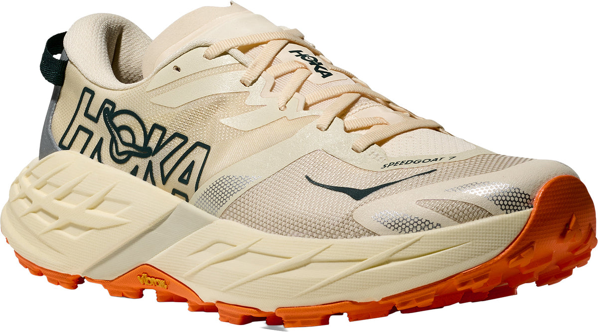 Hoka Speedgoat 7 Men's Trail Running Shoes - Beige | Trail Running