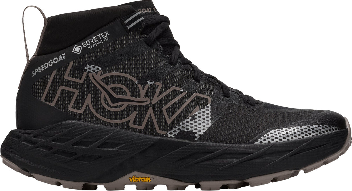 Hoka Speedgoat 7 Hike GORE-TEX Men's Walking Boots - Black | Outdoor Performance