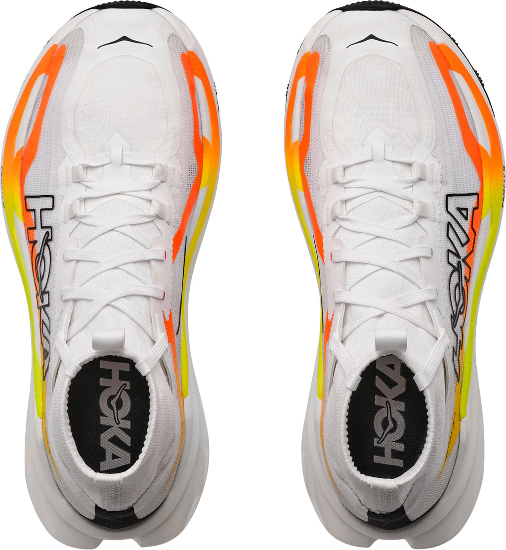 Hoka Tecton X 4 Men's Trail Running Shoes - White | Trail Running