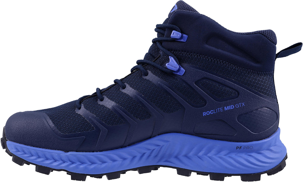 Inov8 Roclite Mid GORE-TEX WIDE FIT Men's Walking Boots - Blue | Outdoor Performance