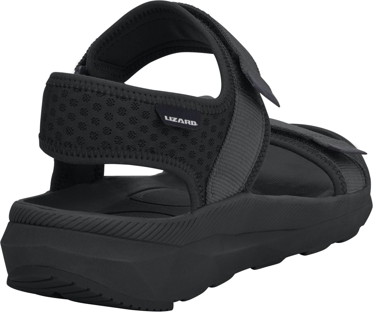 Lizard Trek Men's Sandals - Black | Everyday Comfort