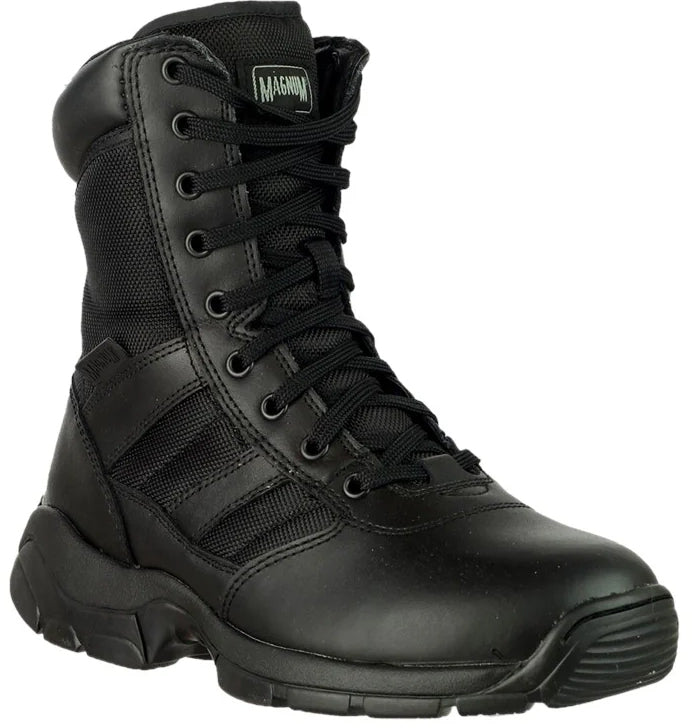 Magnum Panther 8.0 Side Zip Boots - Black | Outdoor Performance