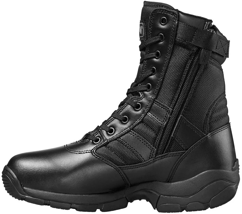 Magnum Panther 8.0 Side Zip Boots - Black | Outdoor Performance