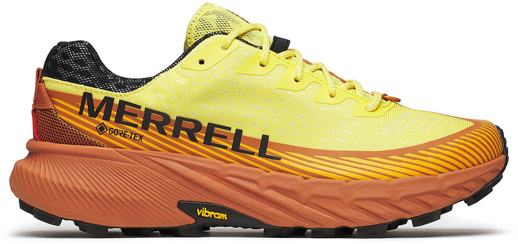 Merrell Agility Peak 5 GORE-TEX Men's Trail Running Shoes - Yellow | Trail Running