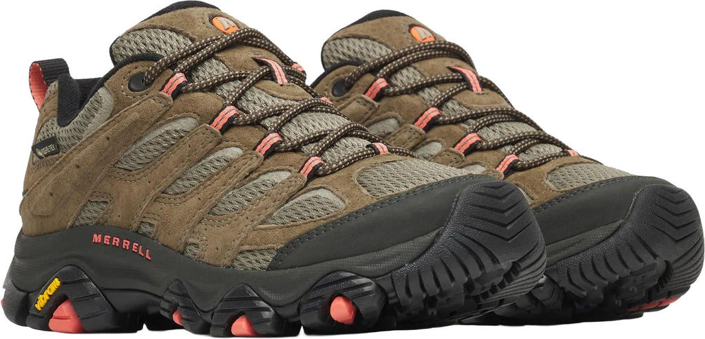 Merrell Moab 3 WIDE FIT GORE-TEX Women's Walking Shoes - Green | Outdoor Performance