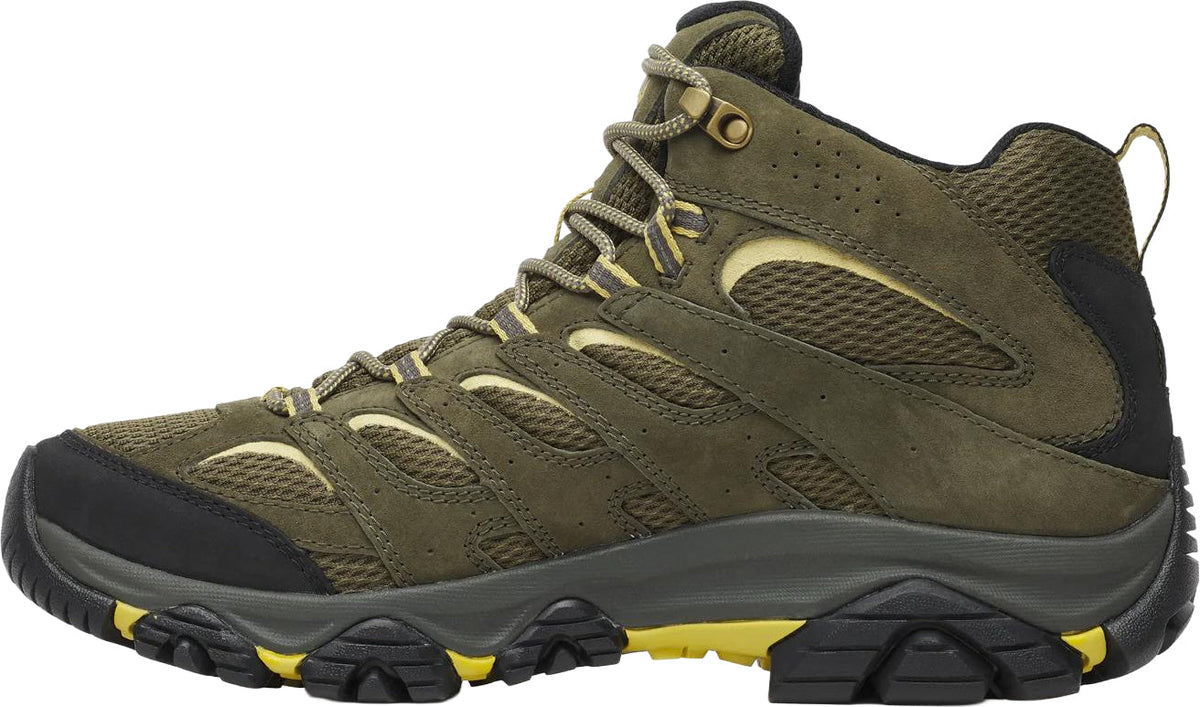Merrell Moab 3 Mid GORE-TEX Men's Walking Boots - Green | Outdoor Performance