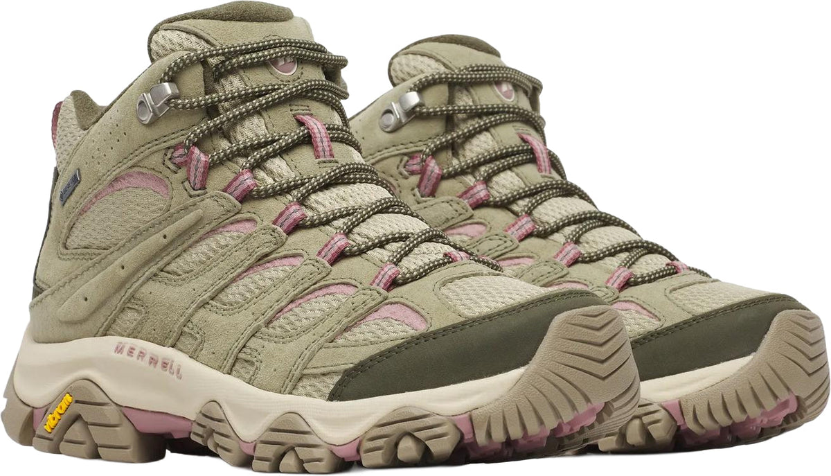 Merrell Moab 3 Mid GORE-TEX Women's Walking Boots - Green | Outdoor Performance