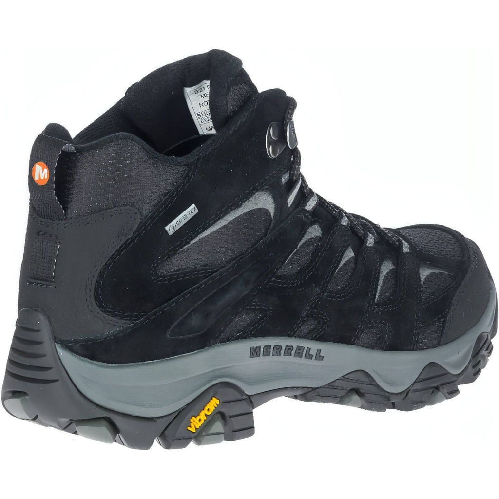 Merrell Moab 3 Mid GORE-TEX Men's Walking Boots - Black | Outdoor Performance