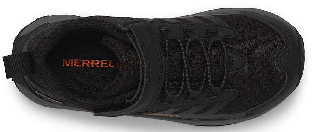 Merrell Moab Speed 2 A/ C Waterproof Childrens Walking Shoes - Black | Outdoor Performance