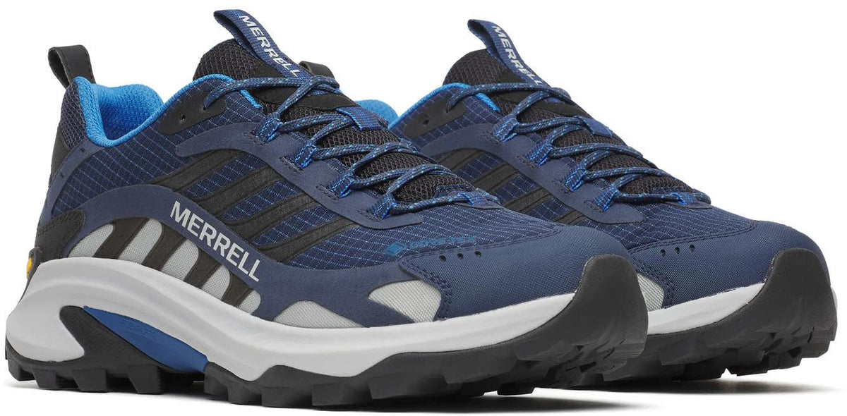 Merrell Moab Speed 2 GORE-TEX Men's Walking Shoes - Blue | Outdoor Performance