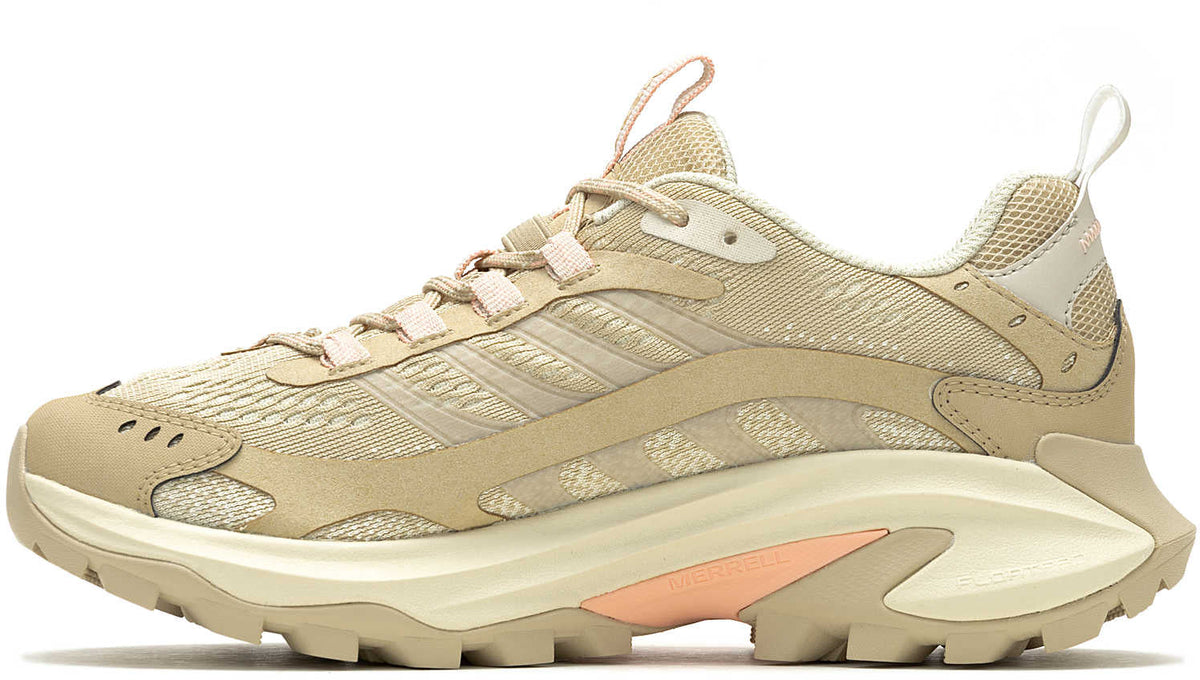Merrell Moab Speed 2 WIDE FIT Women's Walking Shoes - Cream | Outdoor Performance