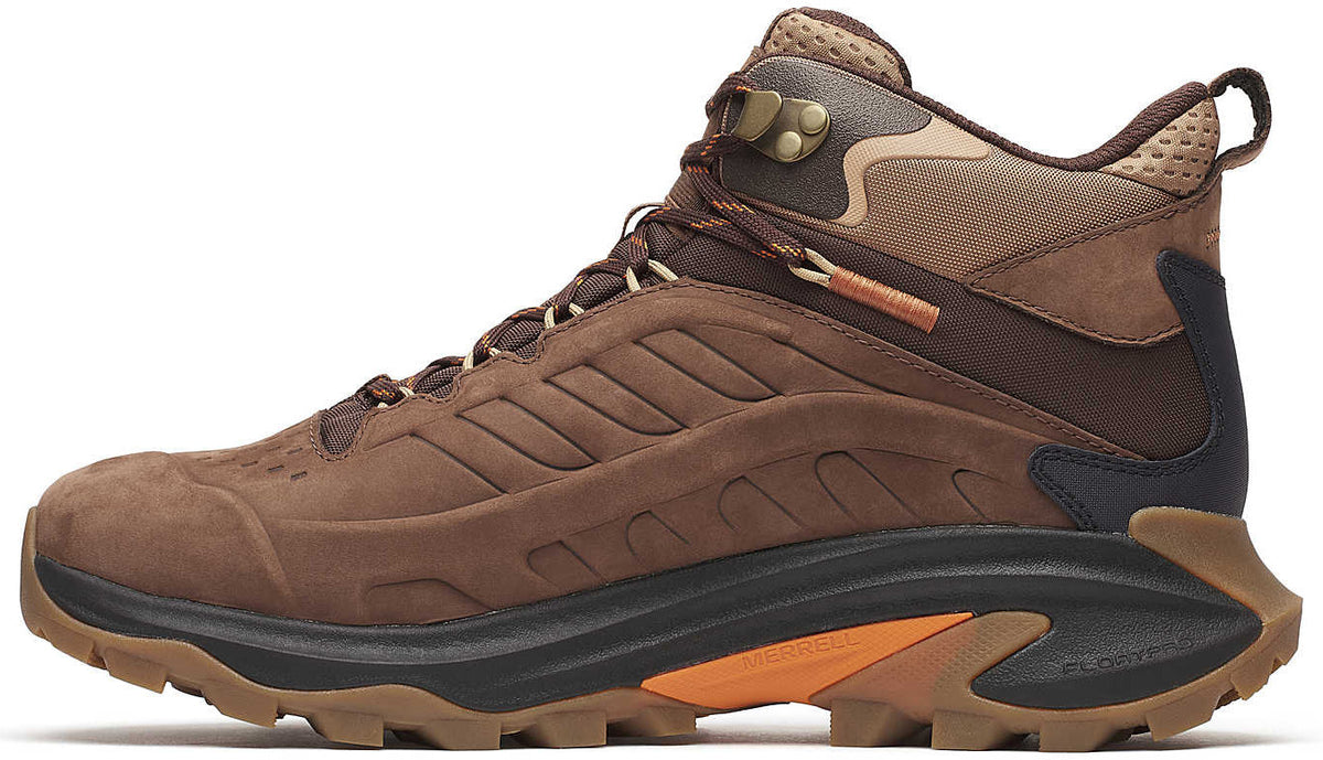Merrell Moab Speed 2 Leather Mid Waterproof Men's Walking Boots - Brown | Outdoor Performance