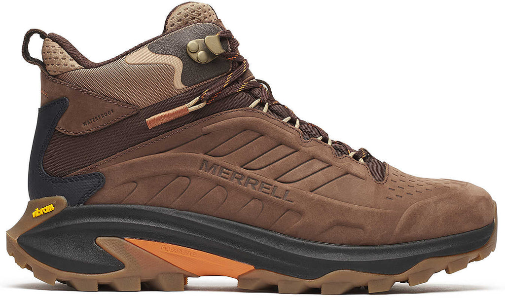 Merrell Moab Speed 2 Leather Mid Waterproof Men's Walking Boots - Brown | Outdoor Performance