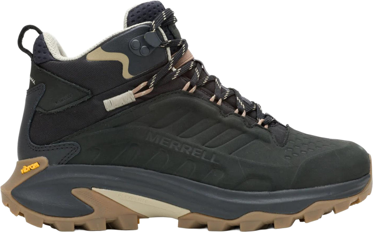 Merrell Moab Speed 2 Leather Mid Waterproof Women's Walking Boots - Black | Outdoor Performance