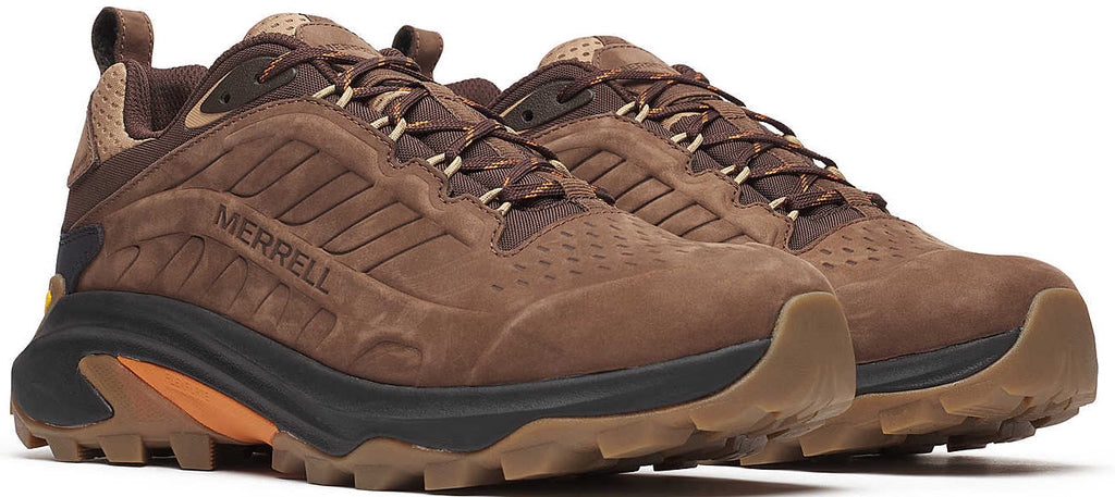 Merrell Moab Speed 2 Leather Waterproof Men's Walking Shoes - Brown | Outdoor Performance