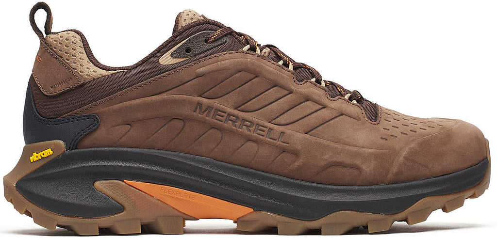 Merrell Moab Speed 2 Leather Waterproof Men's Walking Shoes - Brown | Outdoor Performance