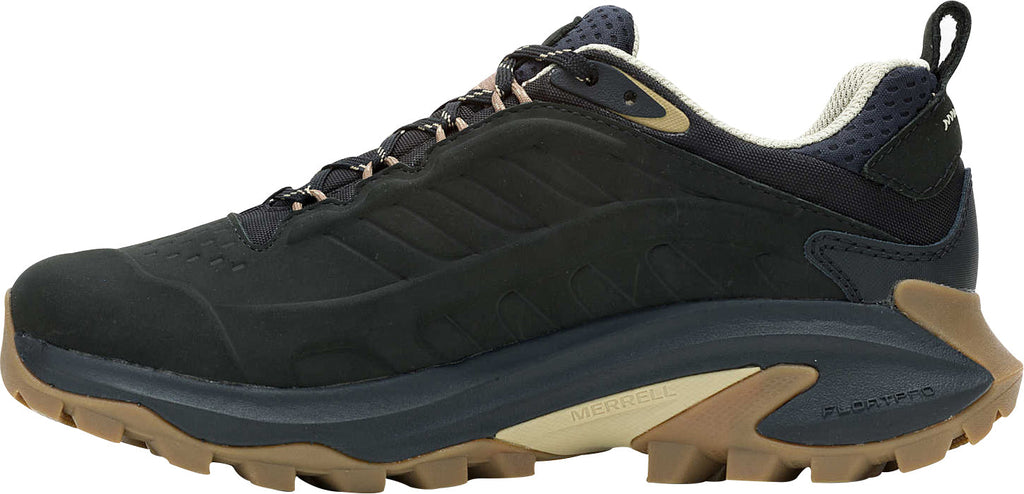 Merrell Moab Speed 2 Leather Waterproof Women's Walking Shoes - Black | Outdoor Performance